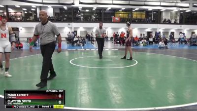 157 lbs Round 4 - Clayton Smith, Ohio Northern vs Mark Lynott, Chicago
