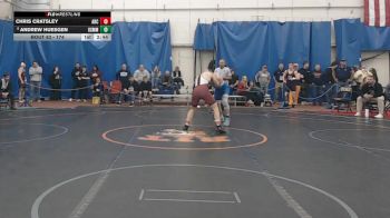 174 lbs Champ. Round 2 - Chris Cratsley, Arcadia vs Andrew Huesgen, Merchant Marine