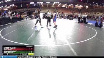 180 lbs Round 2 - Jacob Valdes, Doral Academy vs Zavion Knight, Rogue Wrestling