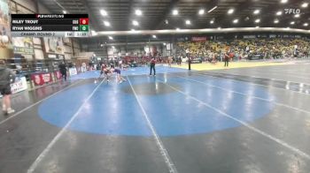 126 lbs Champ. Round 2 - Ryan Wiggins, Forsyth Wrestling Club vs Riley Trout, Custer