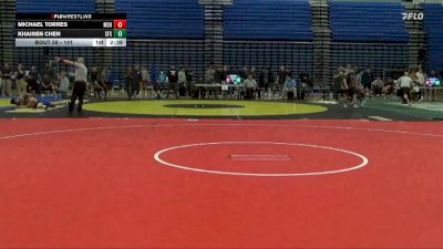 141 lbs Champ. Round 2 - Michael Torres, Menlo (Calif.) vs Khaisen Chen, San Francisco State