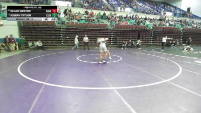 215 lbs Round Of 16 - Elijah Weston, Pendleton vs Joseph Taylor, Keenan