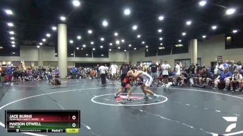 144 lbs Quarters & 3rd Wb (32 Team) - Maeson Otwell, PWC vs Jace Burns, Team Rich Habits White