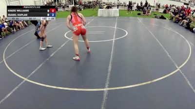 120 lbs Kinzie Williams, Idaho vs Isabel Kaplan, Indiana
