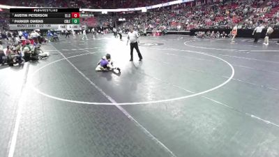 D2-106 lbs Quarterfinal - Parker Owens, Coleman vs Austin Peterson, Ellsworth