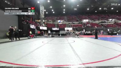 170 lbs Quarterfinal - Calder Vollmer, Tongue River Wrestling Club vs Castin Borkholder, Rocky Mountain Wrestling Acade