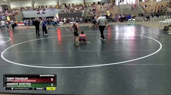 85 lbs Quarterfinal - Tripp Trussler, Coffee County Youth Wrestling vs Andrew Whitted, Cookeville Wrestling Club