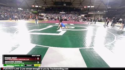 74 lbs Champ. Round 1 - Ryker West, White River Hornets Wrestling Club vs Giovanni Averna, Orcas Island Wrestling Club