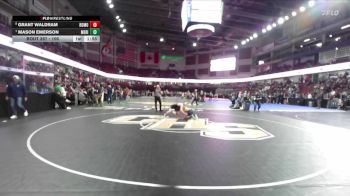 106 lbs Quarterfinal - Mason Emerson, Meridian vs Grant Waldram, Rocky Mountain