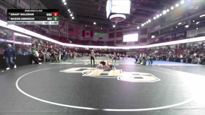 106 lbs Quarterfinal - Mason Emerson, Meridian vs Grant Waldram, Rocky Mountain
