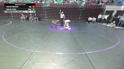 106 lbs Quarterfinal - Jacob Keaton, Liberty vs Brian Ford, Bamberg-Ehrhardt
