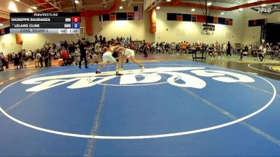 138 lbs Cons. Round 3 - Giuseppe Baudanza, Noke Wrestling RTC vs Leland Cline, Legacy Dragons