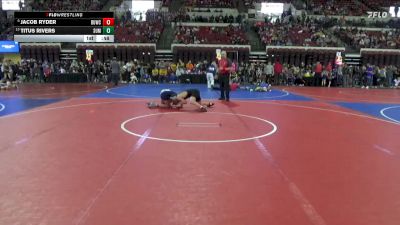 116 lbs Cons. Round 6 - Jacob Ryder, Magic City Wrestling Club vs Titus Rivers, Bearcats Wrestling Club Helena