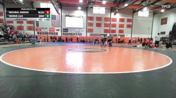 144 lbs Semifinal - Micheal Gibson, Belleville (East) vs Rennie Lilo, Quincy (Sr.)