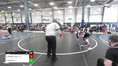 86 lbs Semifinal - Cato Rickel Cruz, Team Aggression vs Caleb Osborn, All-Phase WC