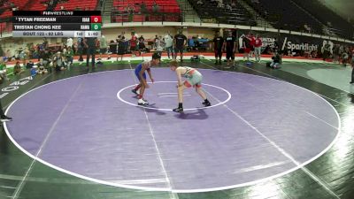 92 lbs Quarters - Tytan Freeman, Idaho vs Tristan Chong Kee, Hawaii