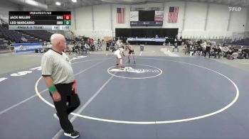 175 lbs Finals (4 Team) - Jack MIller, Miller Place High Sch vs Leo Marcario, Shoreham Wading River HS