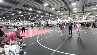 109 lbs Round Of 16 - Briley Ricketts, Prescott Valley Bighorns vs Olivia-Grace Porras, Savage House WC