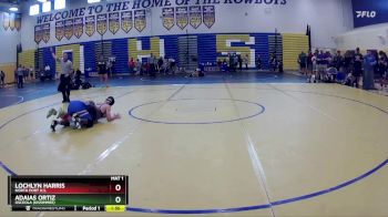 113 lbs Quarterfinal - Adaias Ortiz, Osceola (Kissimmee) vs LOCHLYN HARRIS, North Port H.S.