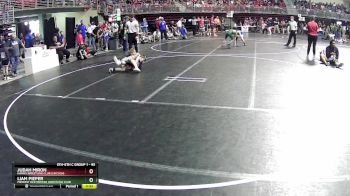 95 lbs Cons. Round 2 - Judah Miron, Hawks Wrestling Club (Lincoln) vs Liam Pieper, Midwest Destroyers Wrestling Club