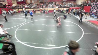 55 lbs 2nd Place Match - Ruth Blickle, 208 Badgers Wrestling Club vs Kailor Scheuermann, Lewiston Wrestling Club