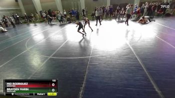 132 lbs Cons. Round 3 - Brayden Marin, Westlake vs Mio Rodriguez, Brighton