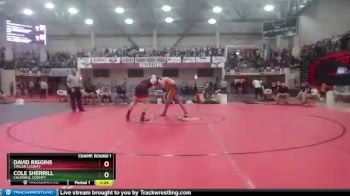 285 lbs Champ. Round 1 - Cole Sherrill, Caldwell County vs David Riggins, Taylor County