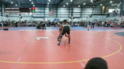 126 lbs Champ. Round 1 - Aedan Santiago, Clover vs Tomas Melendez, Legacy Dragons
