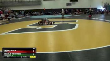 113 lbs Round 1 (4 Team) - Charlie Tishowski, Fossil Ridge vs Tripp Kayser, Eaton