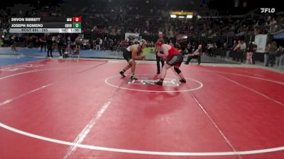 285 lbs Cons. Round 2 - Joseph Romero, Churchill County vs Devon Sibbett, Minico