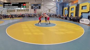 215 lbs Cons. Round 3 - Mason Schulenburg, Smyrna H S vs Jaden Tyler, William Penn H.S.