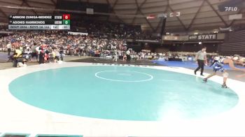 Boys 2A 144 lbs Cons. Round 3 - Armoni Zuniga-Mendez, Othello vs Adonis Hammonds, Aberdeen