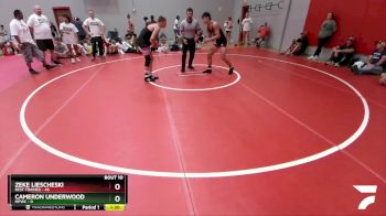 152 lbs Round 4 (6 Team) - Zeke Liescheski, Best Trained vs Cameron Underwood, MPWC