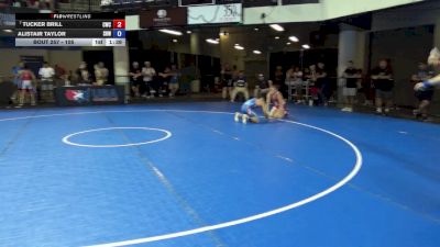 105 lbs Cons. Rd Of 16 - Tucker Brill, Cozad Wrestling Club vs Alistair Taylor, Spring Hills Wrestling