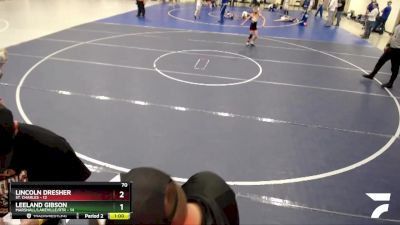 70 lbs Semis (4 Team) - Lincoln Dresher, St. Charles vs Leeland Gibson, Marshall/Lakeville/RTR