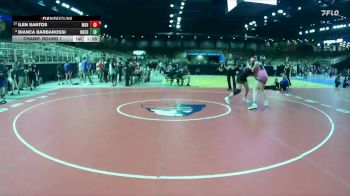 155 lbs Champ. Round 1 - Ilen Santos, Miami Southridge Hs vs Bianca Barbarossi, West Forsyth