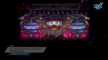 The California All Stars- San Marcos - White Gold [2023 L1 Senior - Medium] 2023 Spirit Sports Palm Springs Grand Nationals