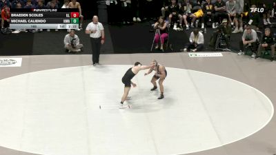 165 lbs Quarters & 1st Wb (16 Team) - Michael Caliendo, Iowa vs Braeden Scoles, Illinois
