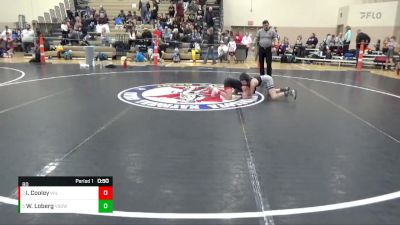 80 lbs Cons. Semi - Walker Loberg, Victory School Of Wrestling vs Ian Cooley, Willmar