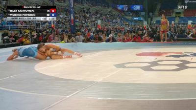 100 lbs Semis - Riley Karwowski, PA vs Vivienne Popadiuc, NM