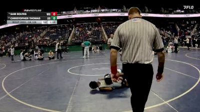 2A 106 lbs Champ. Round 1 - Sam Boltes, Washington High School vs Christopher Thomas, Lincolnton High School