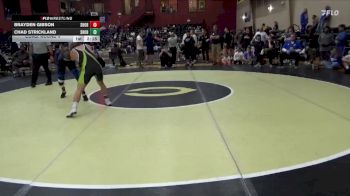 141 lbs Cons. Round 4 - Brayden Gibson, Shorter vs Chad Strickland, Stronghold
