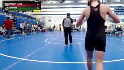 106 lbs Cons. Semi - Luke Shyers, Miami vs Johnathan Mayo, Sperry