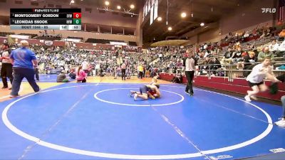 85 lbs Cons. Round 3 - Leonidas Snook, Harrison Youth Wrestling vs Montgomery Gordon, Searcy Youth Wrestling