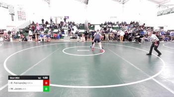 215 lbs Quarterfinal - Rio Fernandez, Bristol Eastern vs Maxwell Janes, Avon