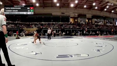 115 lbs Semifinal - Jayla Shropshire, Winters Mill vs Aubrey Ohler, Liberty