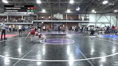 157 lbs Champ. Round 2 - Drake Thompson, Coe vs Charlie Stuhl, Augsburg