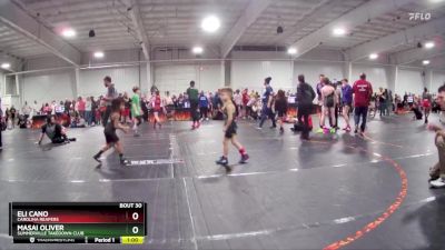 45 lbs Cons. Round 2 - Masai Oliver, Summerville Takedown Club vs Eli Cano, Carolina Reapers