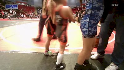 75 lbs Quarterfinal - Tatum Howell, Mannford Pirate Youth Wrestling vs Isabella Vaughn, Skiatook Youth Wrestling