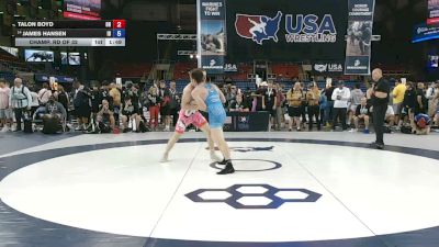175 lbs Champ. Rd Of 32 - Talon Boyd, Ohio vs James Hansen, Idaho